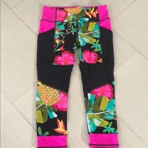 Floral leggings by body glove
